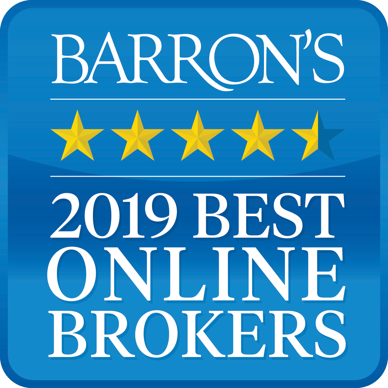 Interactive Brokers #1 평가 - 최고의 온라인 증권사 - 2019 Barron's 평가