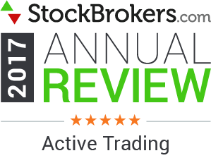 Interactive Brokers 리뷰: 2017 Stockbrokers.com 상 - 별점 5/5 - 활성화된 트레이딩 활동